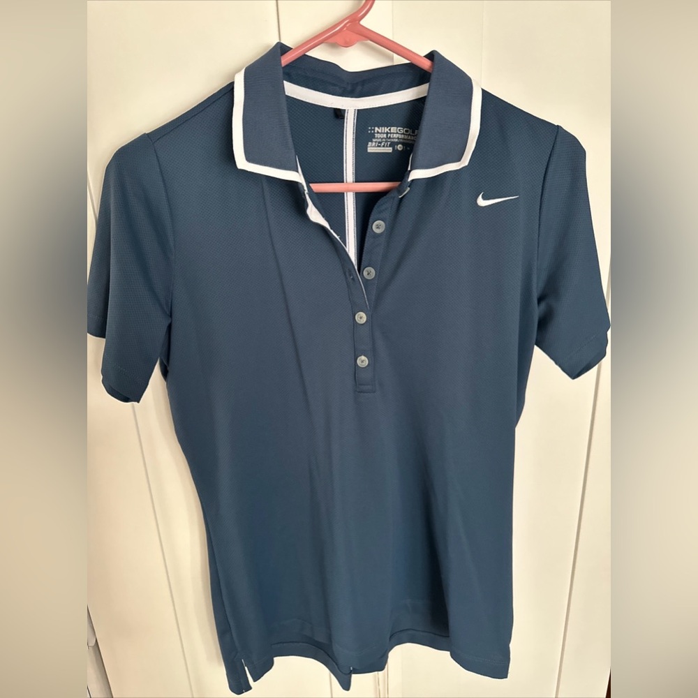 Nike Women’s Golf Tour Performance Short Sleeve Polo Shirt Dri-Fit Size Medium